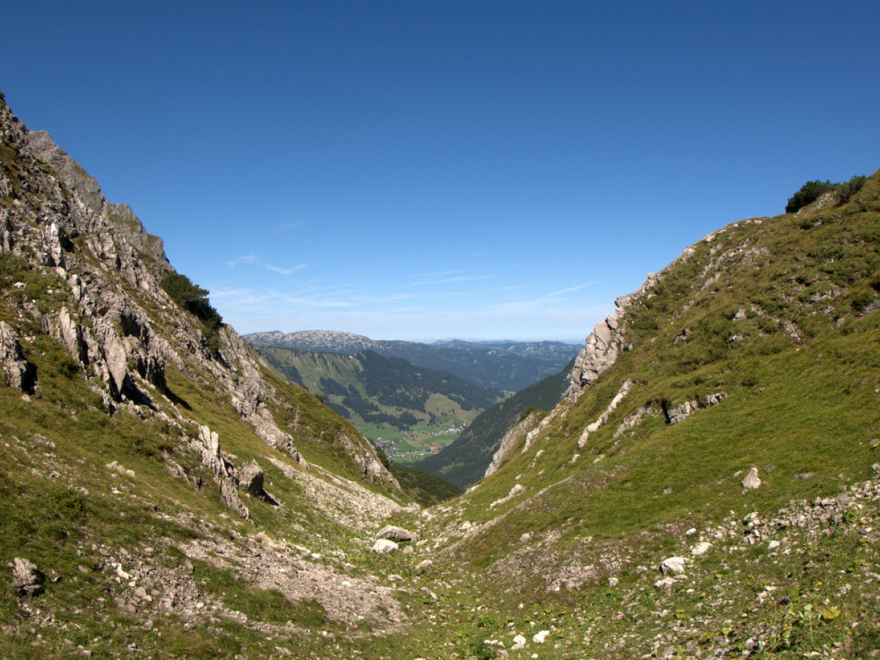  Blick ins kleine Walsertal